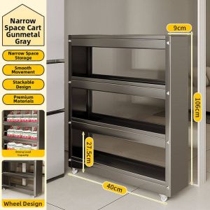 B&W | Ultra Thin Gap Storage Rack 10cm