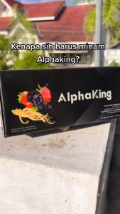 ALPHAKING - OBAT PRIA PERKASA - HERBAL - ORIGINAL & BPOM
