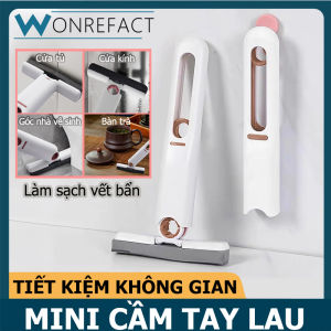 Mini cầm tay lau thiết kế thông minh không cần phải rửa bằng tay đa mục đích siêu thấm miếng bọt biển vệ sinh máy tính để bàn công cụ có thể gập lại xe tự xoắn Kính lau