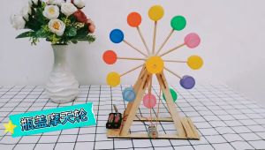 สิ่งประดิษฐ์ DIY ชิงช้าสวรรค์ โครงงานวิทย์ ของเล่นแนววิทย์  stem พร้อมส่ง