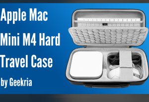 Geekria Hard Shell Travel Case for Mac Mini M4 & M4 Pro: Protect Your Device on the Go