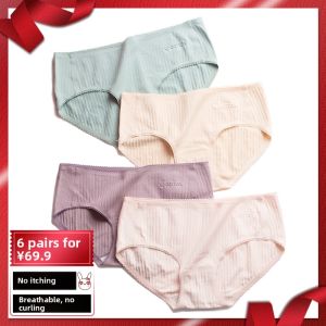 Cotton Seamless Antibacterial No-Roll Underwear