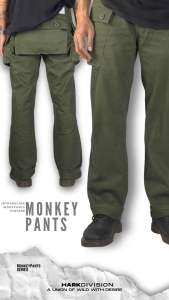HARKDvsn celana cargo panjang military