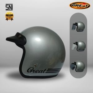 Great Helm Bogo Original Glossy Silver Termurah Pria Wanita 100% SNI G13