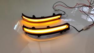 2 Đèn Xi Nhan LED Động Cho Gương Chiếu Hậu VW Jetta 6 Mk6 Scirocco MK3 EOS Beetle - Đèn Tín Hiệu Gương Chiếu Hậu Cuộn Tuần Tự