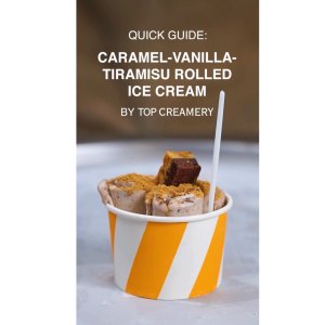 TOP Creamery Top Series Ube Fried/Rolled Ice Cream Powder Premix 1kg