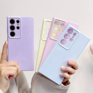 สำหรับ Samsung S23 S23บวก S23 S22 S22พิเศษบวก S22 S24พิเศษ S24 A14เป็นพิเศษ A54 A12 A13-4G A21S A23-5G เคสป้องกันทนแรงกระแทก A53-5G สีลูกอม