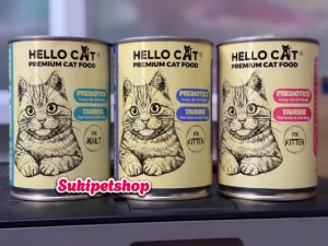 PATE HELLO CAT - PATE LON THẠCH CÁ NGỪ THƠM NGON DÀNH CHO MÈO MỌI LỨA TUỔI