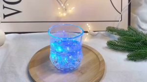 Luminous Water Cup Colorful LED Wine Glasses for Party and Bar Whiskey Cup Light Up Flash Drink Cups