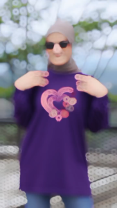 Forever Cloth Kaos Overszie Wanita Lengan Panjang Kerut Atasan Bigsize Wanita M-L-XL-XXL Cotton Combed 24s