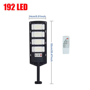 90000000LM 240/192/96LED Solar Led Light Outdoor Powerful Outdoor Solar Lamp Remote Control Flood Light Solar Wall Street Lamp