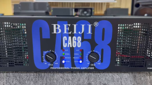 BEIJI CA68 High-Power Audio Professional Amplifier 8 ohm 1800W*2 Two-Channel 3U Speaker Amplifier Para sa KTV Club at Performance