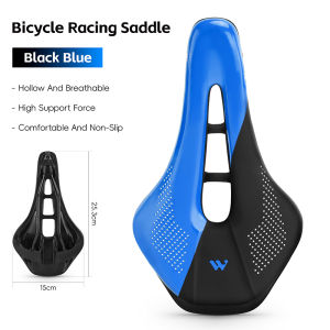 WEST BIKING Bicycle Saddle Seat Mountain Bike Seat Hollow Breathable Cycling Cushion Soft PU Leather MTB Road Bike Saddle  Bike Accessories