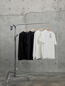 Áo Thun Cotton Nguyên Chất Dày Dặn NANS Dành Cho Nam Mùa Hè 2024 Áo Thun Tay Dài Cổ Tròn Thường Ngày Chất Lượng Cao Cấp