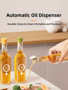 FEIRAN | Auto-Opening & Closing Lid Gravity Pour Spout Oil Bottle Cap No Drip Flow