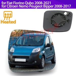 Passenger Side Driver Side Left or Right Door Side Heated Wing Mirror Glass Lens for Fiat Fiorino Qubo 2008-2021 Nemo Bipper