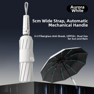 HAOGUANJIA | Auto Open Close Large Reinforced Durable Windproof Sun Rain Umbrella