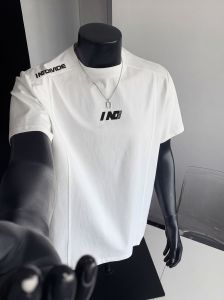 LPZ | Letter Print Quick Drying T-Shirt Short Sleeve Mens Summer Sport Fitness Sunscreen
