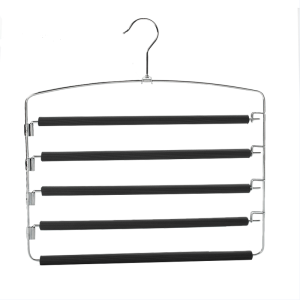 Zhen Hao Hanger Pants Rack For Home Hanging Pants Multi-Layer Anti-Slip Trousers Hanger Wardrobe Multifunctional Magic Scarf Storage Fantastic