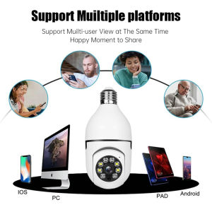 Zephyriy E27 Kamera CCTV IP Camera Wifi Wireless IP Smart Camera 1080P Night Vision Full HD Camera