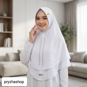 Hijab Ananda 2 layer permata ceruty babydoll XL