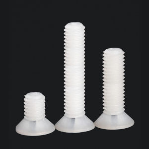 Ốc Vít Nhựa Cách Điện Đầu Dẹt M2 M2.5 M3 M4 Phillips Màu Trắng
