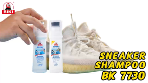 BIKI 100ml White Shoe Cleaner & Brightener – Yellow Edge Whitening Sneakers Brush Sports Shoe Clean
