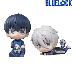 Bandai | In Stock 10cm Blue Lock Anime Figure Q Version Isagi Yoichi/Nagi Seishiro Action Figure Collection Model Doll Toy Birthday Gifts
