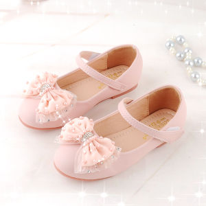Fashion Soft Bottom Girls Shoes Leather