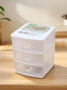 MINI DRAWER STORAGE BOX 13cm(L) x 9cm(W) x 11.5cm(H) MINI DRAWER STORAGE BOX FOR HOME ORGANIZATION