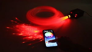 ORI KINGGREEN Mesin Lampu Hias LED Fiber Optik Remot Kontrol RF RGBW 16W - KDY-RGB-LEDT-16