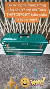 Bộ đồ nghề đựng trong hộp sắt 97 chi tiết Total THPTCS70971 (sữa chữa ô tô xe máy) Dụng Cụ Sửa Chữa Chuyên Nghiệp Cho Ô Tô Xe Máy - Lazada