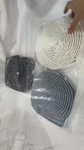 5M New Door Window Sealing Strip Acoustic Insulation Foam Window Weather Seal Windproof Soundproof Cotton Seal Gap Filler Tape