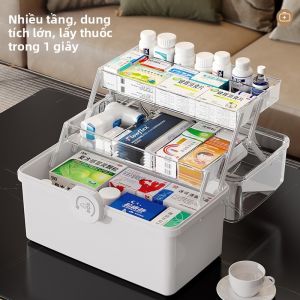 Hộp Đựng Thuốc Đa Tầng Lớn
