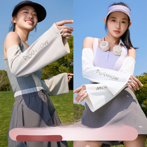 MiiOW | Mitts MiiOW Cat Person Ice Sleeve chống nắng tay lụa băng rộng rãi mùa hè cỡ lớn chống tia UV khi đi xe đạp lái xe