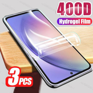 3Pcs Full Cover Hydrogel Film For Samsung Galaxy A9 A8 A7 A6 2018 J8 J6 J4 Plus 2018 5G Screen Protector