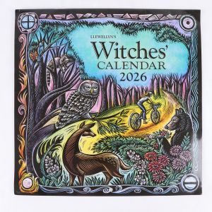 Witches Calendar 2026 Witches Botanical Calendar Book Wall Hanging Decorative Wall Art Creative Gift For Family Friends