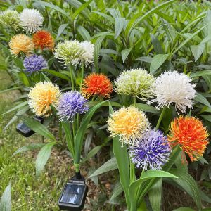 5 Heads Solar Lawn Walkway Lighting Waterproof Decorative Pathway Landscape Lights Durable Easy Installation Swing Automatic Switch for Home Garden