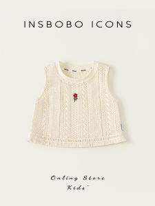 insbobo | Lace Hollow Thin Summer Sleeveless Top for Girls