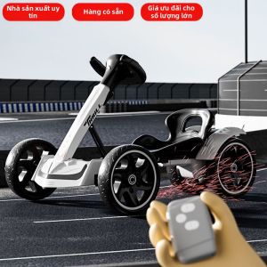 BONINGYU | Electric Foldable Childrens Go Cart Portable Ready-to-Use with Remote Control