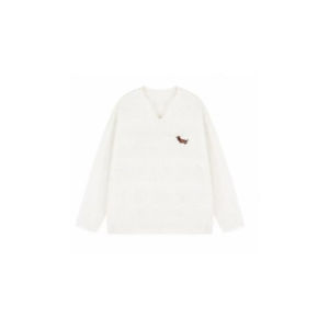 YUEZHONGWEI | Pink V-neck Hollow Ice Silk Knitted Summer Thin Long Sleeve T-shirt Loose Air Conditioning Outerwear Womens Fashion Top