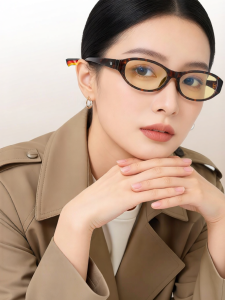 SQR | Womens Lightweight Retro Anti-blue Light Radiation-proof Varifocal Glasses