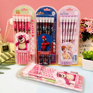 Discover the Best Pencils for Students: Disney Spider-Man, Frozen, Strawberry Bear & HB Writing Pencil