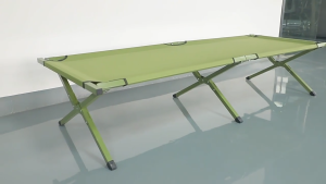 2026 Upgrade Military Camping Bed for Adults Portable Folding Single Bed with Storage Bag Comfortable Sleeping Bed for Outdoor Traveling Hiking Office Nap Home & Guest Use Lightweight Trailhead Cot Bed with 529 Lbs Support
