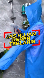 DISKON 50 % BIG PROMO Genius Kids Jas Hujan Anak Keconutbear EVA Waterproof Poncho Rainwear Raincoat