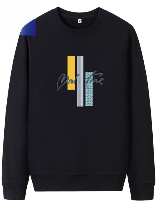 Lormen%20Men's%20round%20Neck%20Hoodie%20Long%20Sleeve%20Casual%20Fashion%20Print%20Spring%20New%20Style%20Versatile%20Base%20Shirt%20Comfortable%20Cotton%20Blend%20-%20Image%204