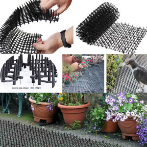 Cat Scat Mat Anti-Cat With Prickle Strips Spikes Straps Deterrent Indoor Outdoor Anti Cat Dog Pet Supplies