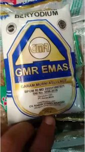 Garam Konsumsi Beryodium GMR Emas 500 Gram Salt