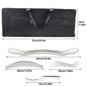 Stainless Steel Gua Sha Scraping Massage Tool Set IASTM Tools Great Soft Tissue Mobilization Tool