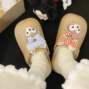 Dép Đi Trong Nhà Mùa Đông Bằng Vải Cotton Chống Thấm Nước Cho Nam Và Nữ Dép Đi Trong Nhà Bằng Vải Nỉ Ấm Áp Chống Trượt